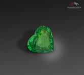Heart Shaped Tsavorite Garnet Gemstone